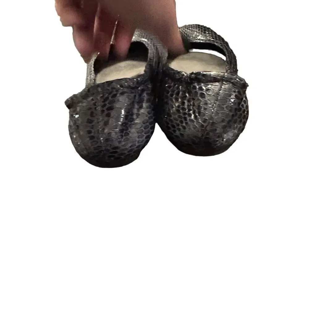 Stuart Weitzman Snakeskin Ballet Flats